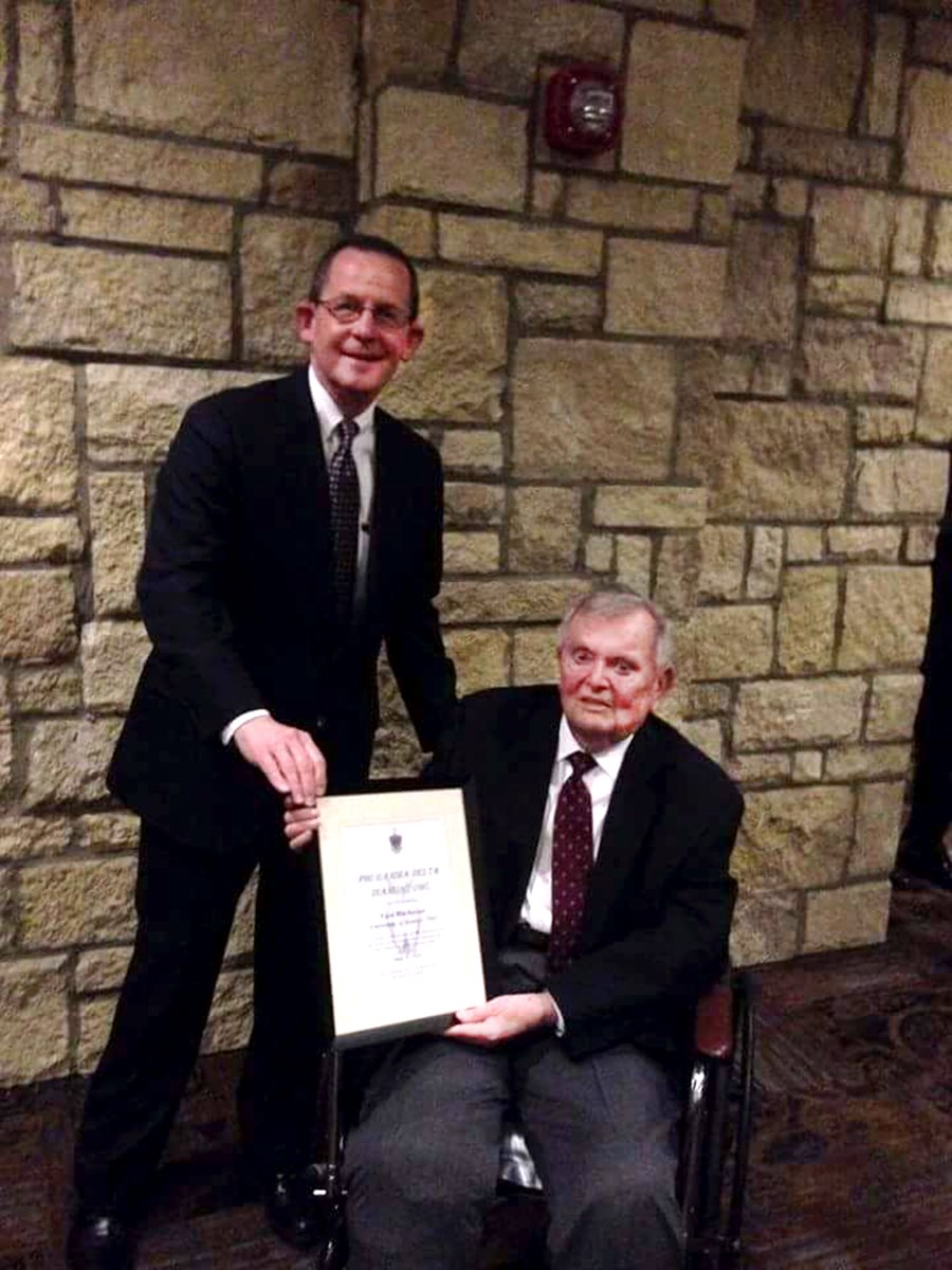 Congratulations on receiving your Diamond Owl, Fred Mitchelson (Kansas 1944)!
#DiamondOwl #75Years