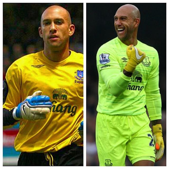 TimHowardGK's tweet photo. From my FIRST appearance to #400, it is always an Honour And Privilege to be a BLUE #EFC https://t.co/paDnYqOzcE