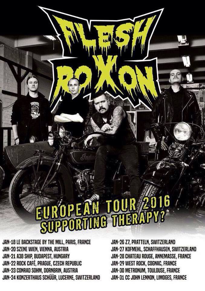 FleshRoxon's tweet photo. Its been awhile...But hey! European tour coming january!!!! https://t.co/I5lk1Runra