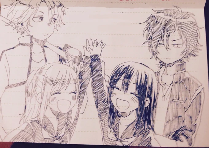 @tkhime_TL ゆうげパイセンからいただいたおてまみ～～～～～～～～～!!!!!
かわいすぎて泣いたよね・・・・・
ほんとかわいい・・・・ウッ(;O;)
さにわ二人に対して後ろの温度差www
ギャワイイイイ;;;;;;; 