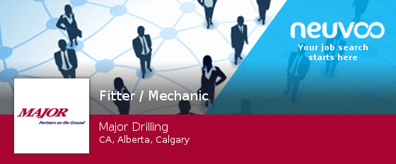 NeuvooEngCAL's tweet photo. Check out this #job: #Fitter #/ Mechanic at Major Drilling in #Calgary #jobs https://t.co/Fe11SLO8do https://t.co/FJLFeD0VnQ