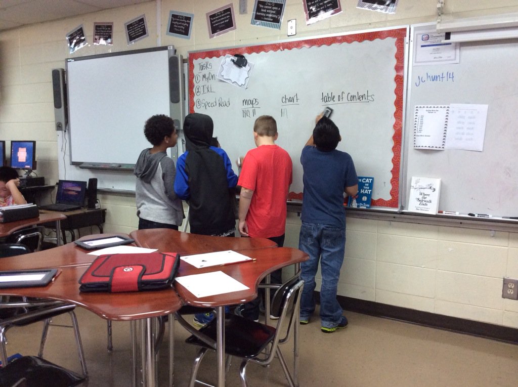 Roperville's tweet photo. 4th graders reading non fiction with @myONreader then telling which non fiction text feature their book had 📚 https://t.co/rhsOmF8Lw1
