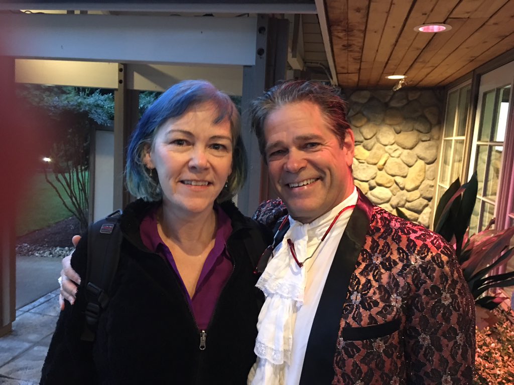 pkellner's tweet image. Great to see @wardbell and @KathleenDollard  to start #MVPsummit2015 week.  @MVPBuzz