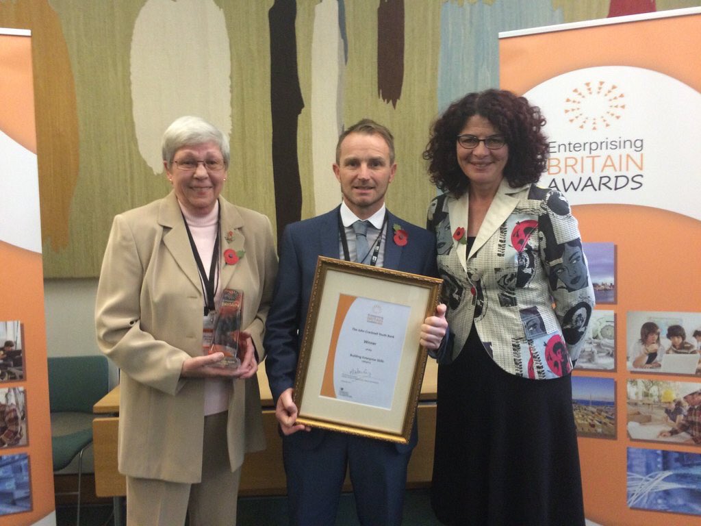 HullsEnterprise's tweet photo. @VennStreet today @JCYEB_Hull# received @EntBritAwards from # enterprisingbritain #Hull https://t.co/8gTXJT5jpb