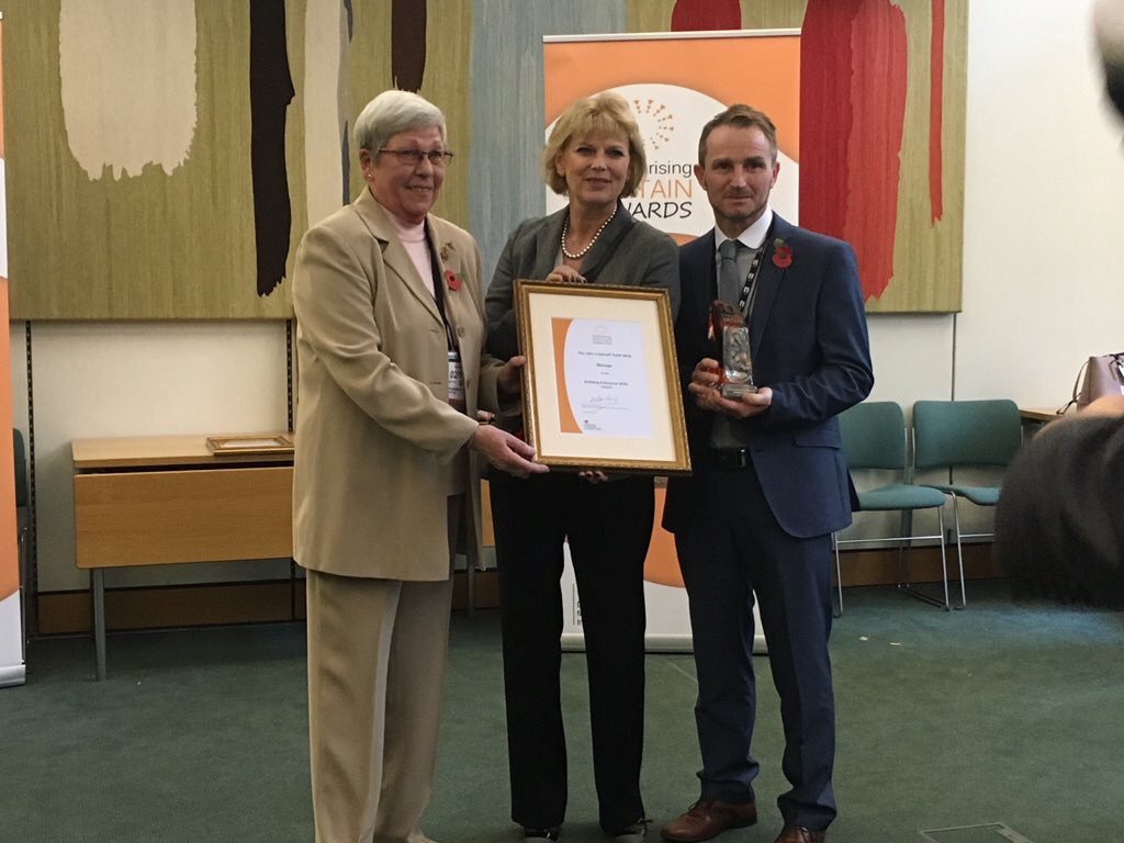 HullsEnterprise's tweet photo. @VennStreet today @JCYEB_Hull# received @EntBritAwards from # enterprisingbritain #Hull https://t.co/8gTXJT5jpb