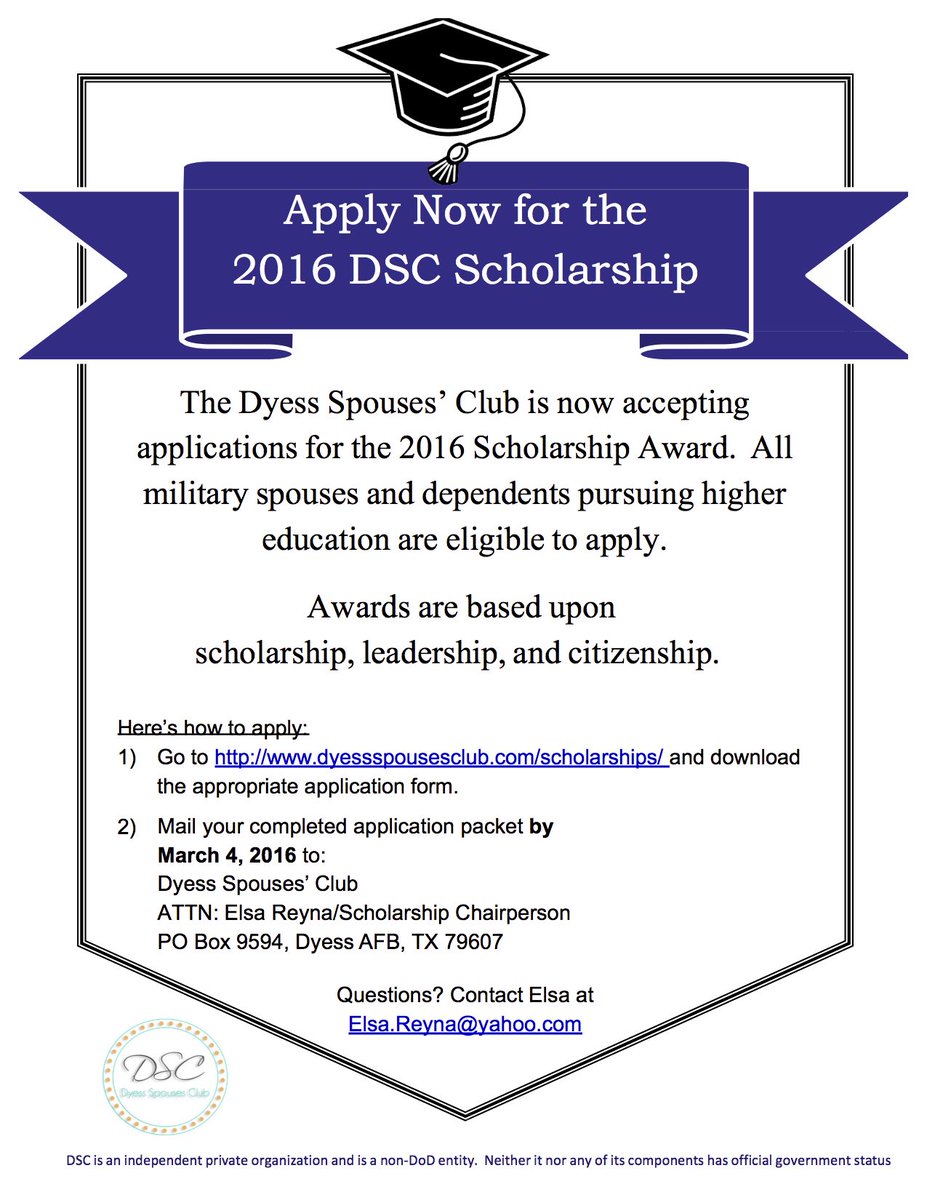 Dyess Spouses Club (JoinDSC) Twitter