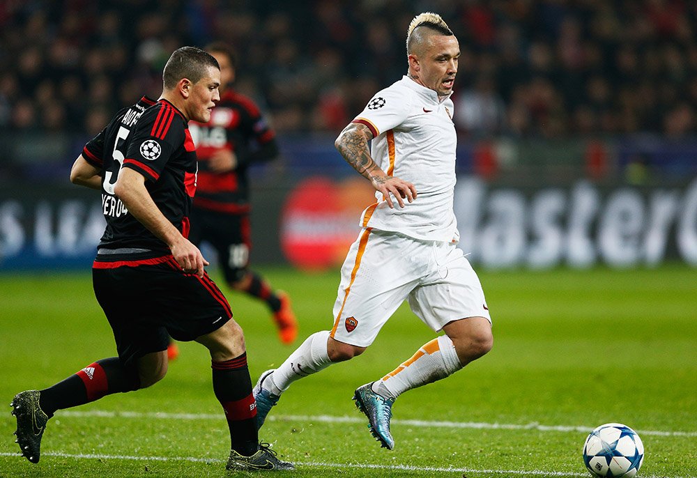 Roma-Bayer Leverkusen Rojadirecta Diretta Canale 5, tutto su Streaming Champions League Premium Calcio oggi 04-11-2015.