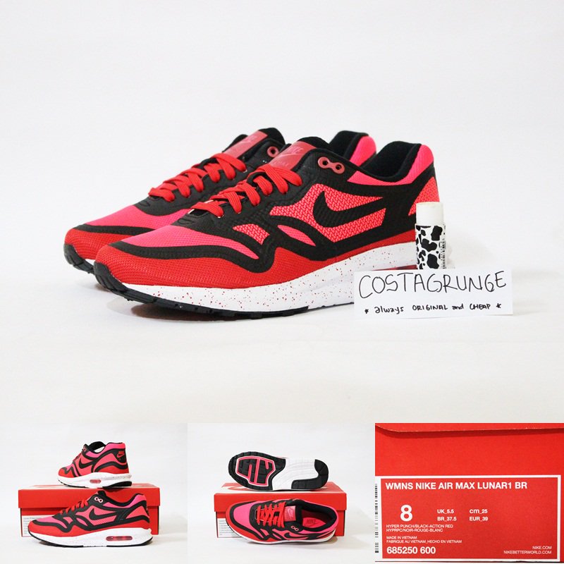 Nike Wmns Air Max Lunar1 Black Action Red
Size 37.5_38_38.5_39 BNIB / IDR : 1.299.000
<a href="/ShoesAndCare/">ShoesAndCare ™</a> <a href="/AllDaySneakers/">A.D.S</a>