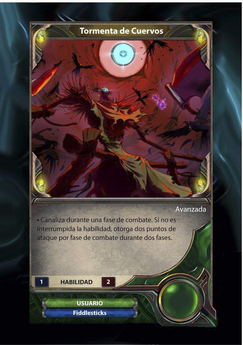 LOLFansCards's tweet photo. ¡ENCUESTA! Otra imagen para la definitiva de Fiddlesticks.Cual preferís?
1ª--> RT
2ª--> FAV
Gracias por los votos :D https://t.co/rkMuFJ3Xy5