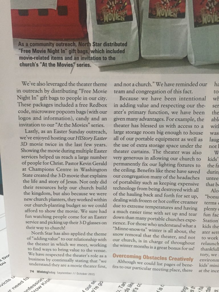 Johnvelsor's tweet photo. Thx you @KevinGerald for #easter3D check out our story in @Ministry_Today https://t.co/nE3HJ6fQlE https://t.co/kEuU6VnPV4