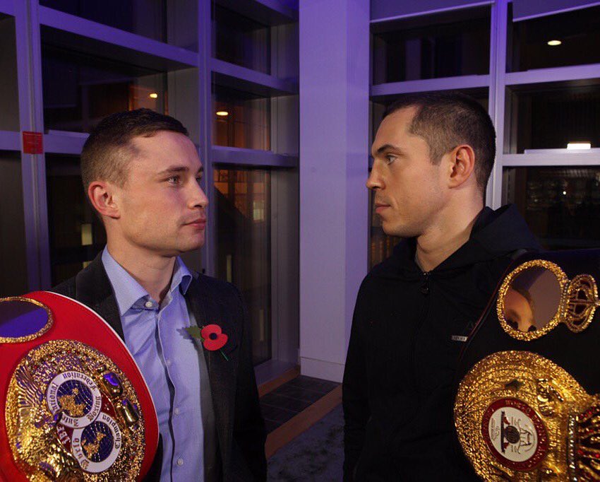 MatchroomBoxing's tweet photo. It just got REAL ! #FramptonQuigg https://t.co/1iXi1wVcHn