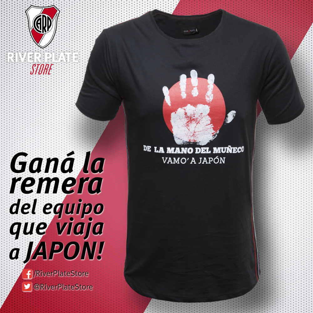RiverPlateStore's tweet photo. #RIVERPLATESTORE
Ganá la remera "de la mano del Muñeco" Seguinos y hacé RT para participar.
Jueves 17hs el ganador https://t.co/RPeJCLucMi