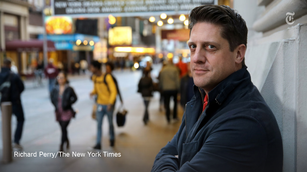 nytimestheater's tweet photo. Christopher Sieber, a Broadway veteran, has never appeared on "Law &amp; Order." Until now. https://t.co/zF1vkKb3Vv https://t.co/lrPpDIAAW8