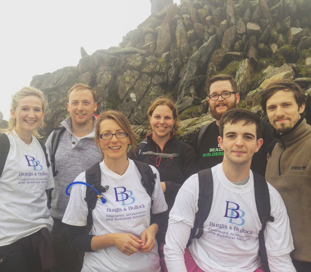 BurgisBullock's tweet photo. Well done @BurgisBullock - Snowden in 5hrs 15mins, £750 to Mountain Rescue British Heart Foundation Cancer Research. https://t.co/OXwlIO6W73