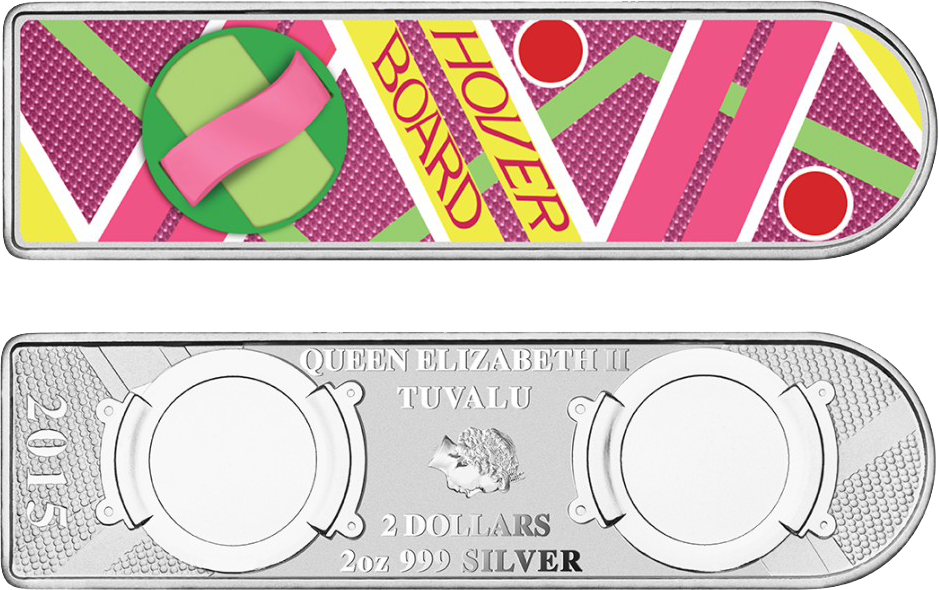 BacktotheFuture's tweet photo. Arriving soon! Limited Edition 2015 #BacktotheFuture - Hoverboard 2oz Silver Coin https://t.co/Zu0EOfF3Wg https://t.co/5XAazixHk1