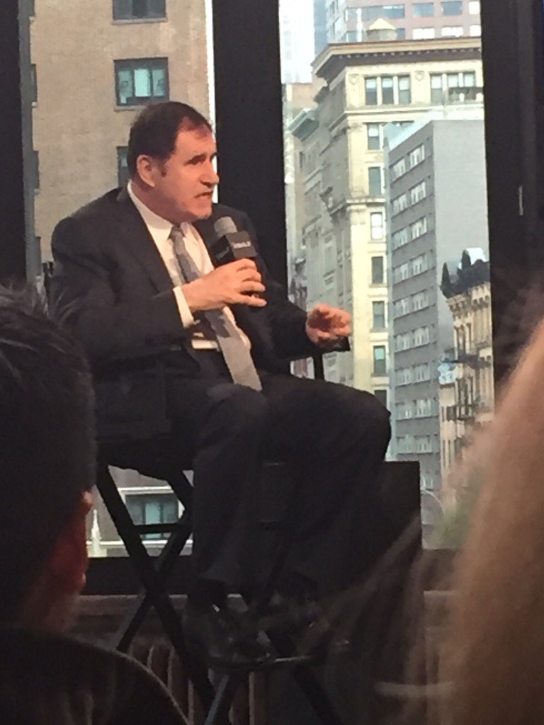 julzwien's tweet photo. "I had to be big and yet small enough for the microphone" - Richard Kind AKA Bing Bong @PixarInsideOut #BuildSeries https://t.co/V1InQjGosI