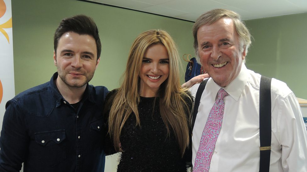 terry_wogan's tweet photo. Yesterday @ShaneFilan, @NadineCoyleNow + @LizzWrightMusic performed live. Listen back: https://t.co/tjtrBZ6Hye https://t.co/d0NiJDrZw8