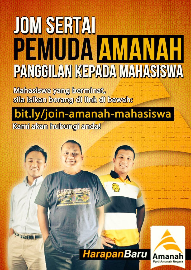 AmmarAtan's tweet photo. Jom Bersama Kami. https://t.co/gPqQU0YUhG
