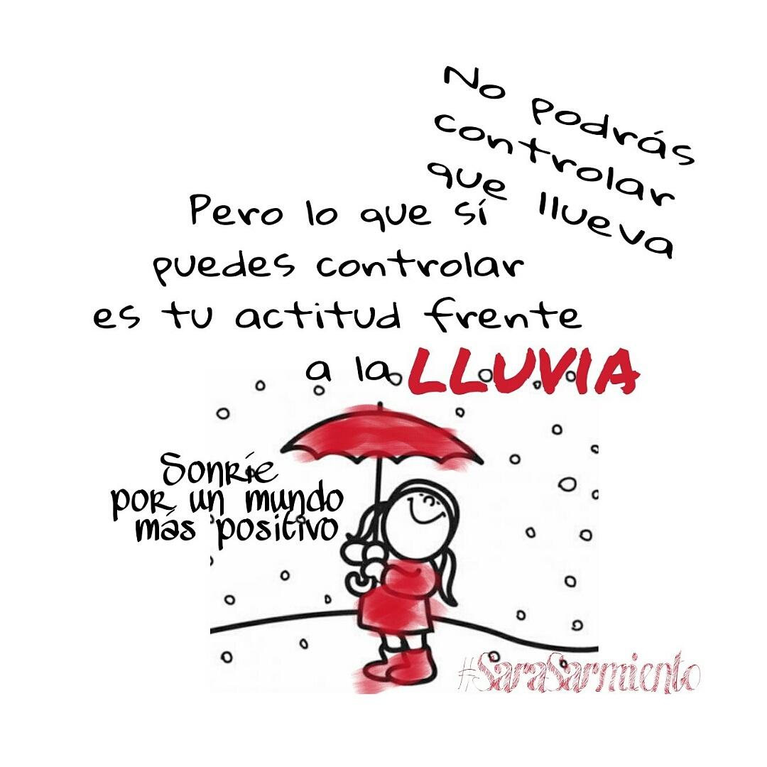 Sara S. on Twitter: "Que la lluvia no haga tu lunes un día #reflexiones #frases #positivo https://t.co/rKlcA2TLpK" / Twitter