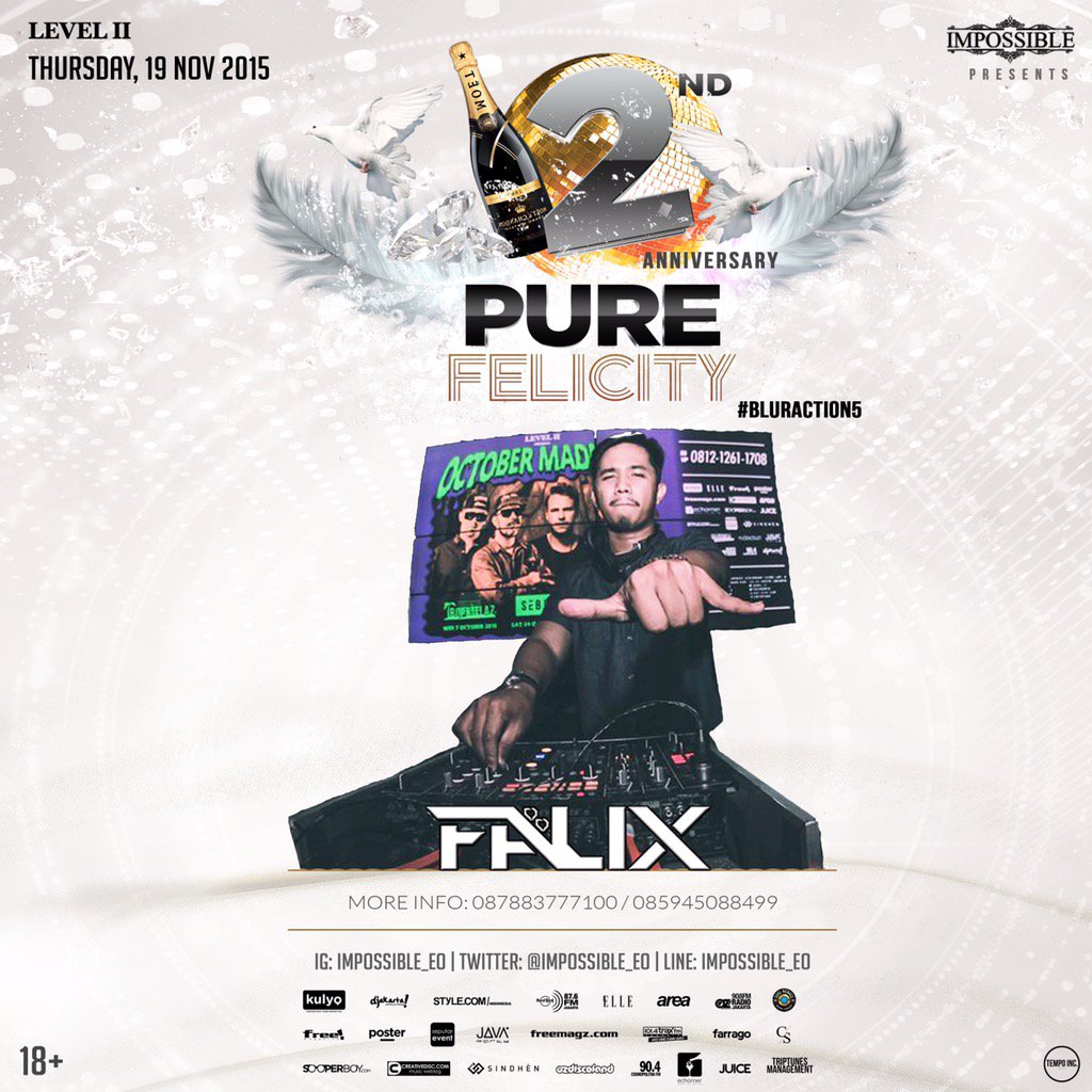 Faux has confirmed performing at "Pure Felicity" Buy ur tickets now: 75K, contact: 085945088499