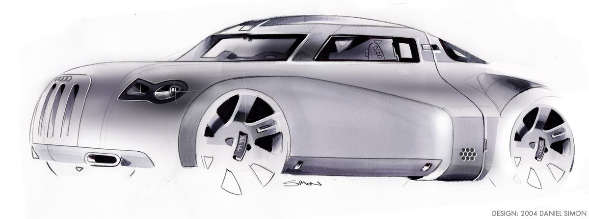 DanielSimonCom's tweet image. This is what I wanted #Audi TT to look like 11 years ago. A mid-evil tank ? Why not! #Sketch #cardesign #danielsimon