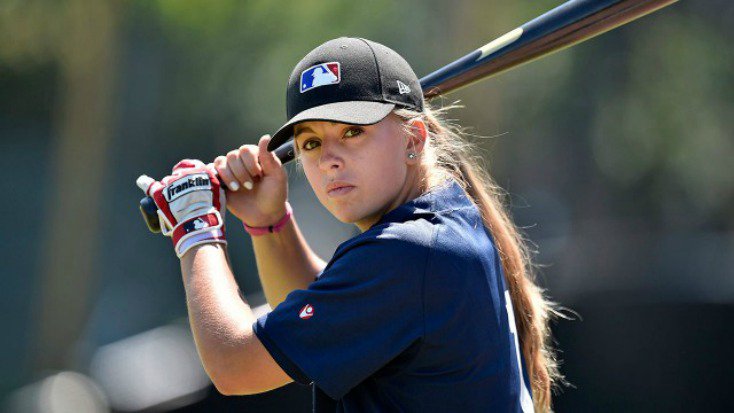 justinebaseball's tweet photo. Happy 17th Birthday to Melissa Mayeux! The 1st woman to be placed on the @MLB International Draft List!! @MMayeux https://t.co/k2RzGK6ZP4