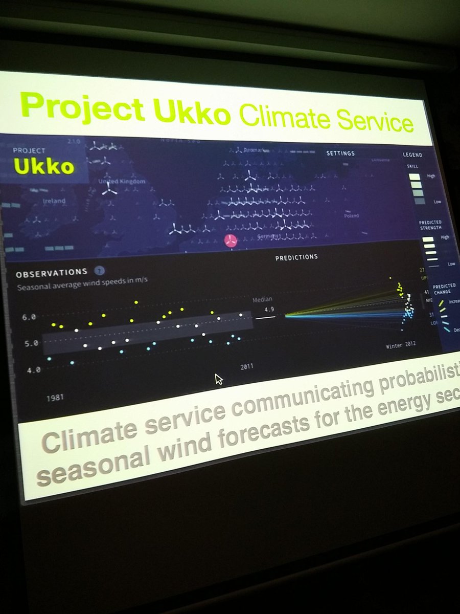 ProjectUkko's tweet photo. .@toodrew presents Project Ukko climate service visualisation @DJCAD w @Moritz_Stefaner @FuturEverything @IC3Climate https://t.co/CNBlTsdsMp