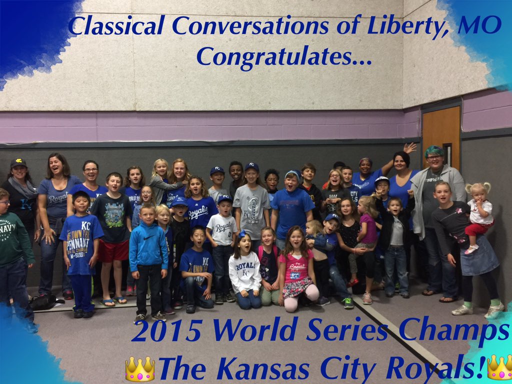 ClassConvofKC's tweet image. #KCRoyals #classicalconversations #WorldSeries2015