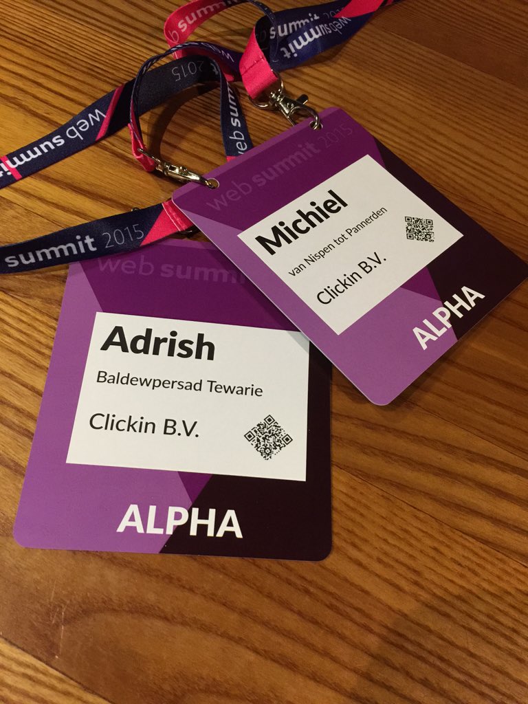 LetsClickin's tweet image. Ready for @WebSummitHQ! We'll be doing fun things all week, so check out the #Clickin app to meet up and join us!