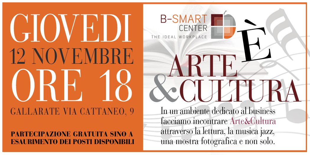 B_SmartCenter's tweet photo. #bsmartcultura ti aspetta...iscriviti su  https://t.co/dIda6jgHEd https://t.co/IVRfEJay99