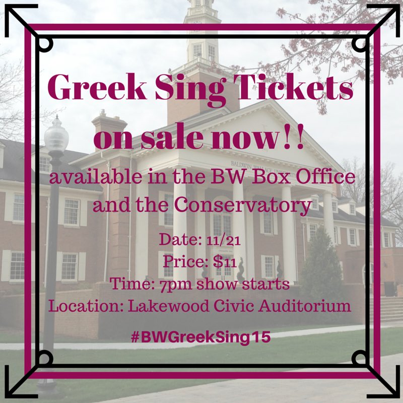 It's that time of year! We hope to see <a href="/BWPres/">BW Pres</a> there #bwufslife