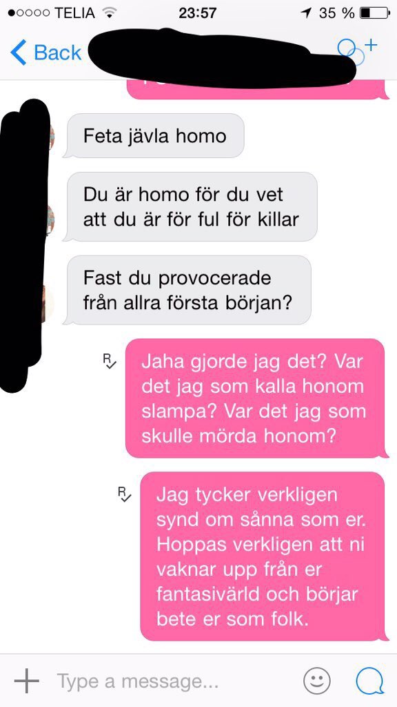 snubbarna's tweet photo. Tonårstjej sa emot när två killar betedde sig sexistiskt. Det här vad hon fick tillbaka av dom. https://t.co/Lnp3KPpum2