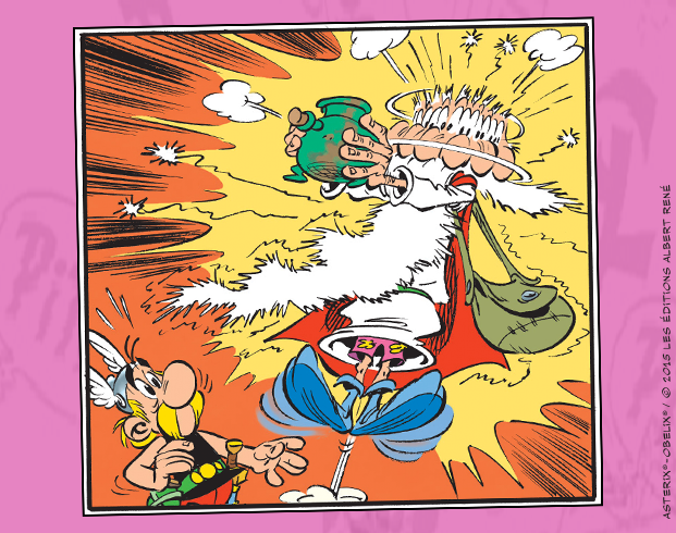 asterixofficiel's tweet photo. Il s'agit bien de notre vénérable Panoramix ! La preuve ! #PapyrusDeCesar https://t.co/JHixGISXNV