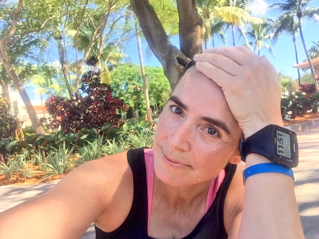 triathlonmami's tweet photo. 1 question. Where's the awesome fall weather #miami is known for? Sheesh. 10 hot & sweaty miles. #runchat #onegps https://t.co/amOSdqLc9w