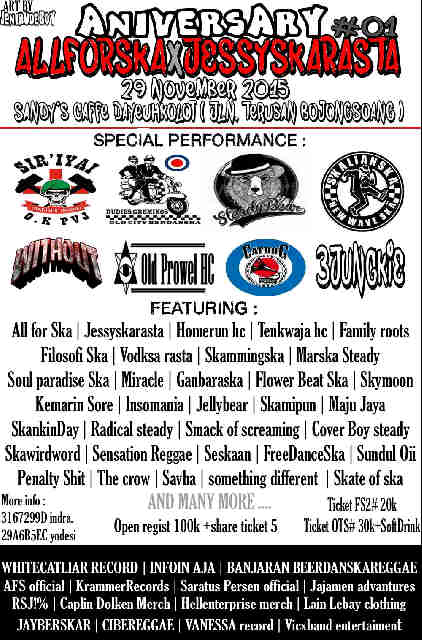 Next gigs !! ( at sandy's cafe ) With @siriyai_music <a href="/SteadyBear_BDG/">STEADY BEAR OFFICIAL</a> <a href="/SKALIANSKA_ID/">OFFICIAL SKALIANSKA</a> seeyouu:)