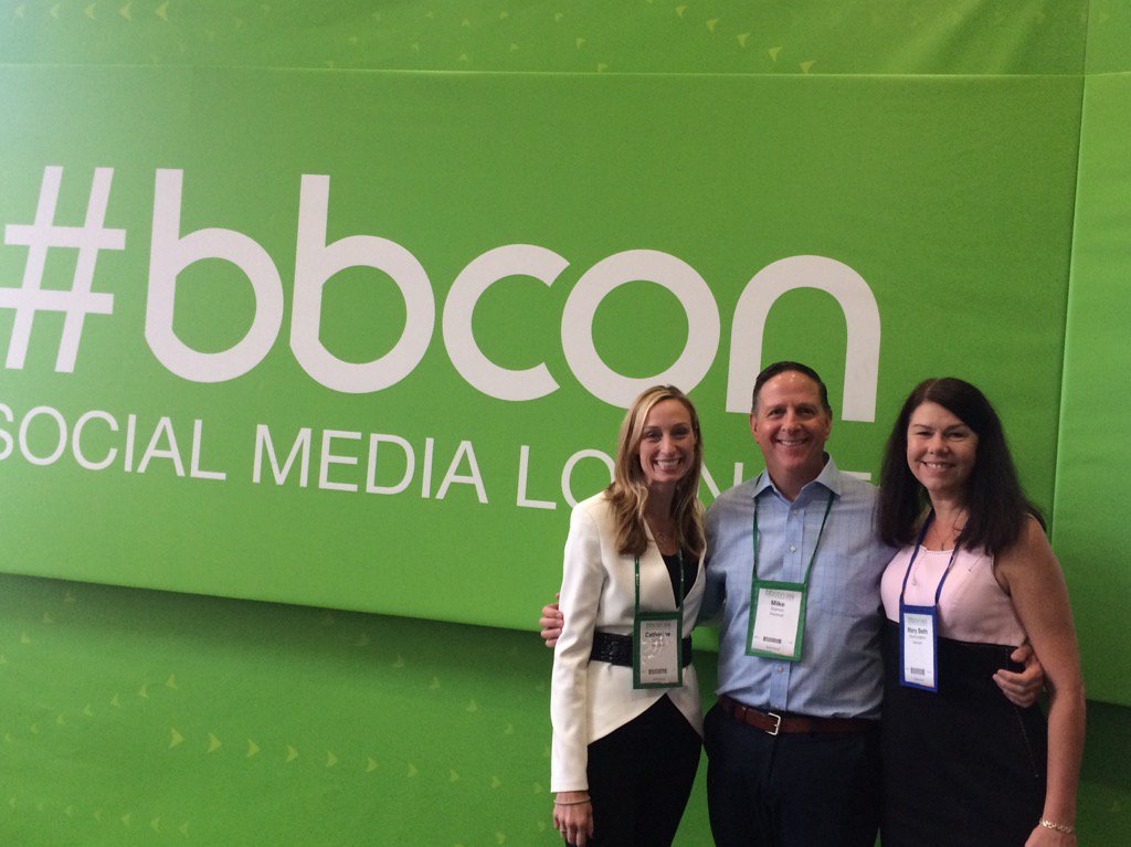 blackbaud's tweet photo. Has #bbcon 2015 really come and gone? We're already dreaming about next year @MikeGianoni @catacook @mbwestmoreland https://t.co/5kf01Y70ka