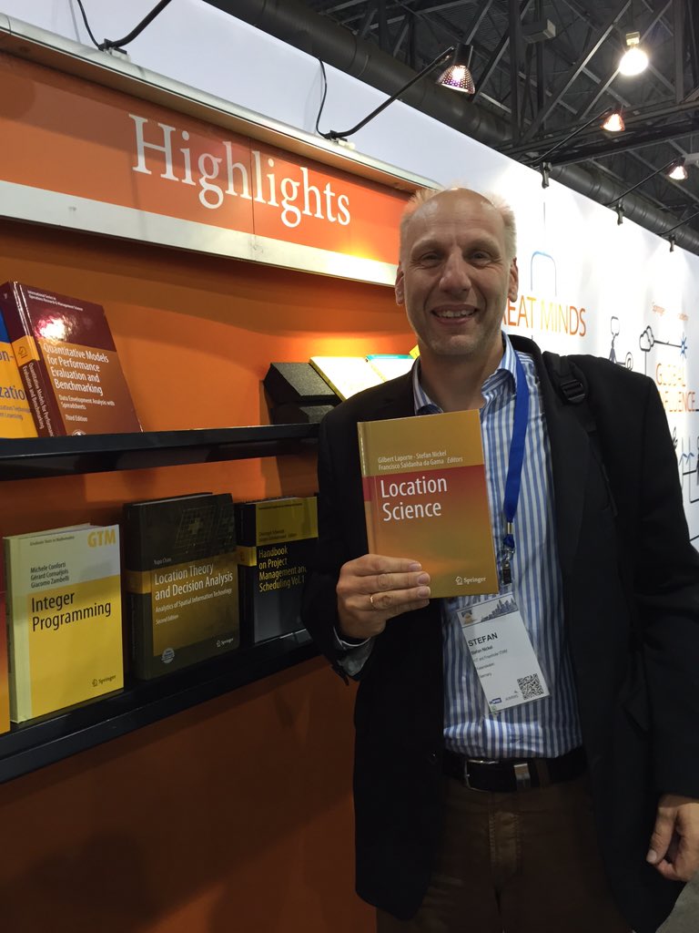 Springernomics's tweet image. Interested in Location Science? Check out the book edited by Stefan Nickel at our #INFORMS2015 booth