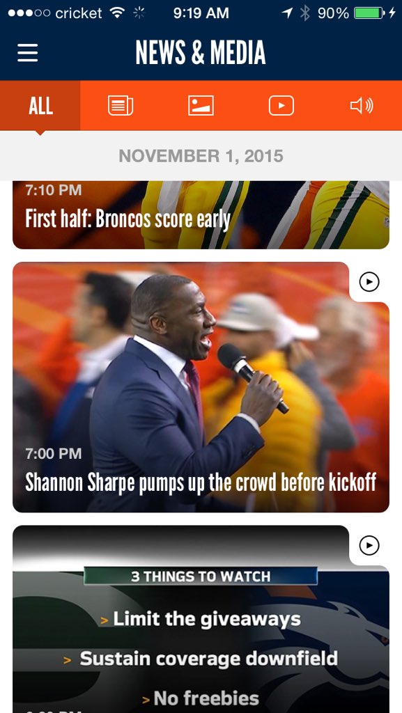 Melimel540's tweet photo. @ShannonSharpe SO glad @Broncos posted your intro on their site. It was SO loud we could hardly hear you! #84Army https://t.co/93oIyKgR25