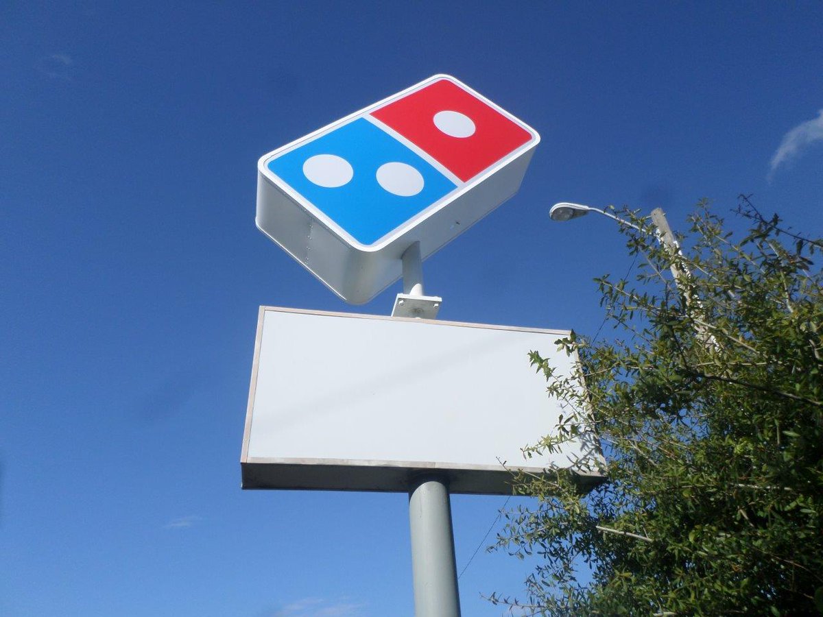 Identicomsigns's tweet photo. Recent install - Clearwater, FL @dominos https://t.co/feK06KDhqX