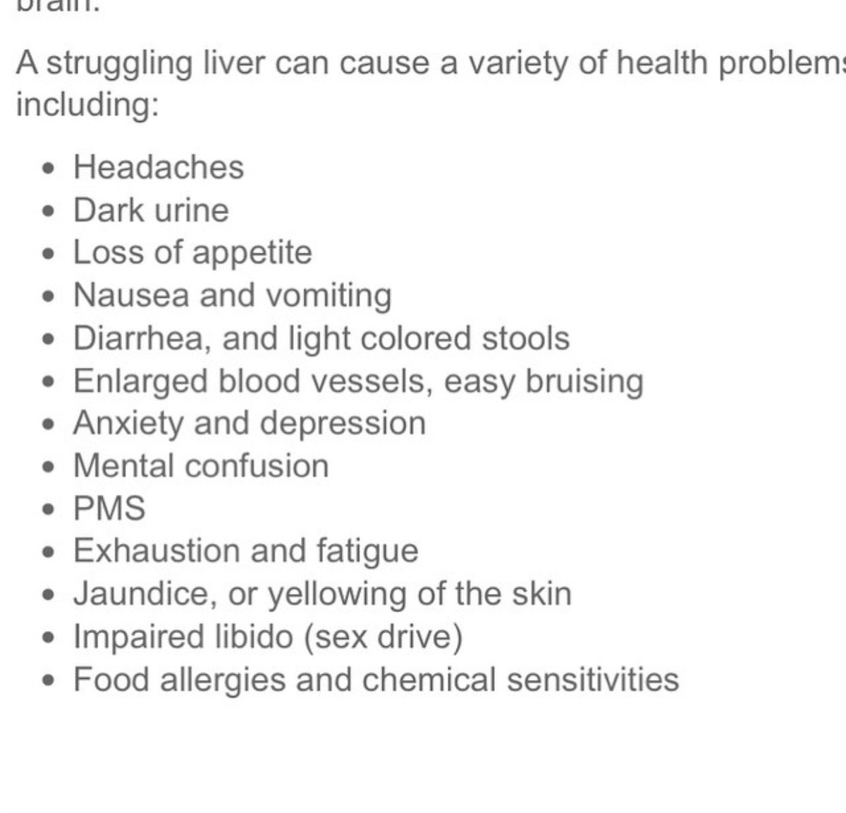 CFFWeBelieve's tweet photo. A struggling liver can cause a variety of health problems. Know your body! @CFFWeBelieve #StayPositive https://t.co/q4qPQo7HWT