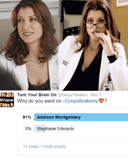 GreysThinkers's tweet photo. How to fix #GreysAnatomy?#BringBackAddison #Addison #AddisonMontgomery She moves back to Seattle w/ her family! :) https://t.co/uSJjHVc20t