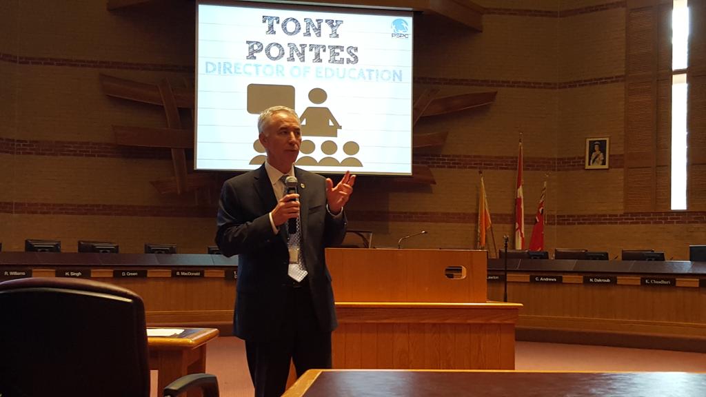 PeelStudents's tweet photo. @PDSB_Director delivering his keynote for the day at our Student Senate! https://t.co/o7OtAwnlU4