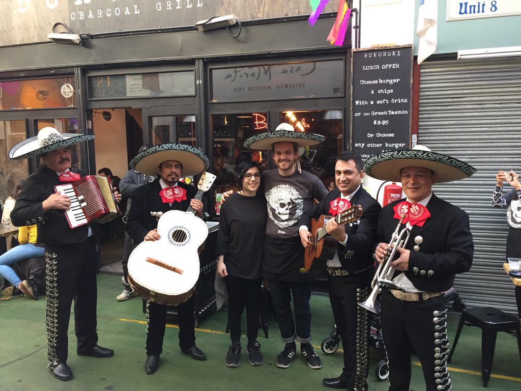 three_eightfour's tweet photo. Fantastic #DayOfTheDead yesterday with neighbors @CasaMorita @20storeyJoe @BukowskiGrill @unit16brixton #EJDOTD15 https://t.co/qpD1iZaXpa