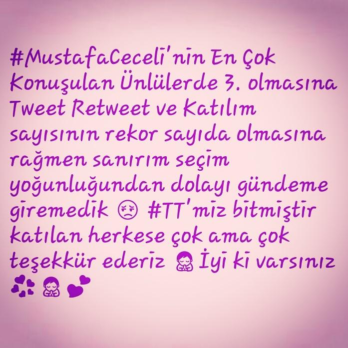 Nurcin_NP's tweet photo. #TT'miz bitmiştir katılan herkese sonsuz teşekkürler 💞🙏💕 #MCFC #NiceMutluYıllaraMustafaCeceli @mustafaceceli 🎁🎂🎈🎉🎊💝 https://t.co/hyxwRvXF4C