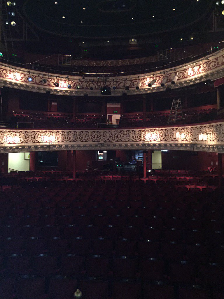 Absolutely beautiful theatre here in #Dublin it's an honour to perform here! Good to be back with <a href="/Theritztour/">PUTTING ON THE RITZ</a>