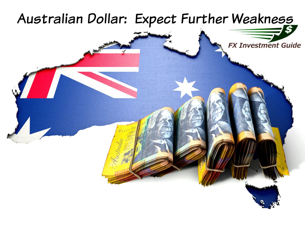 StaciaVegas's tweet photo. Australian Dollar: Expect Further Weakness > https://t.co/b9XWVsbk0g #AustralianInflation #AustralianDollarWeakness https://t.co/GeknqbhdRX