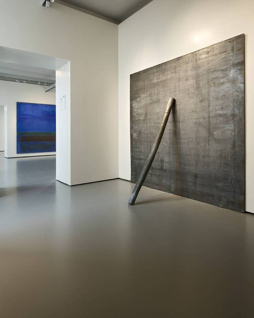  by \" Happy birthday Richard Serra! Floor Pole Prop (1969) was part of Where Are We Goin 