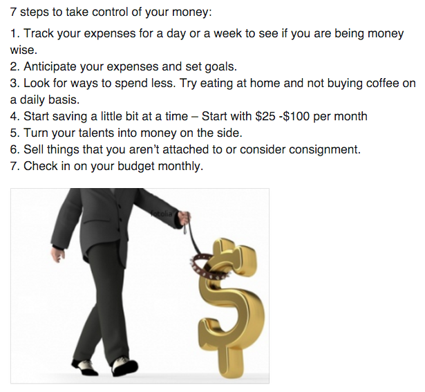 RAndersonRadio's tweet photo. Here are 7 steps to take control of your money. LIVE now on 1190AM. #ControlYourMoney #FinancialBoss #MoneyWise https://t.co/FJTWFEW3zd