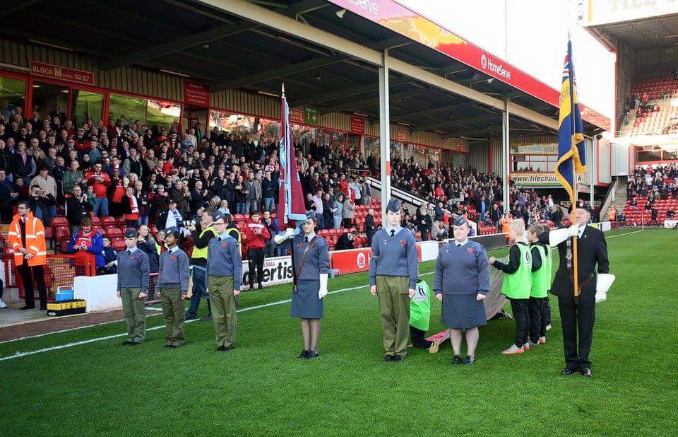 GVCAC_WALSALL's tweet photo. formed the guard of honour on Sat at the walsall v gillingham match #walsallfc #poppyappeal #royalbritishlegion https://t.co/67mLv00dUf