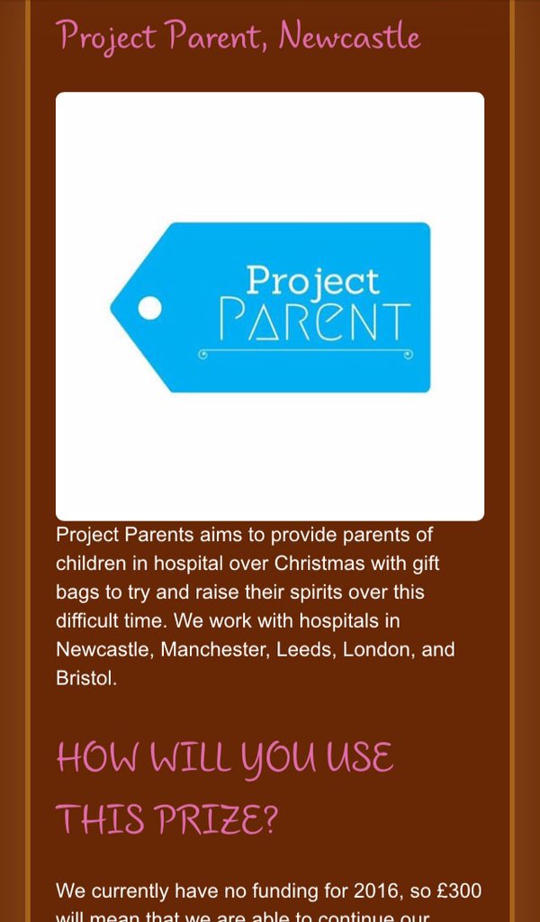 projectparentgb's tweet photo. We would love it if you could go and vote for us! https://t.co/kTo0pykefM #projectparent https://t.co/9VFYkOIkr4